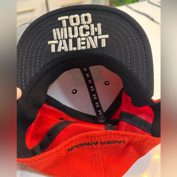 Two Under Armour Hats - Fitted & Embroidered. EUC - Boys Sm/Md - Picture 4 of 5